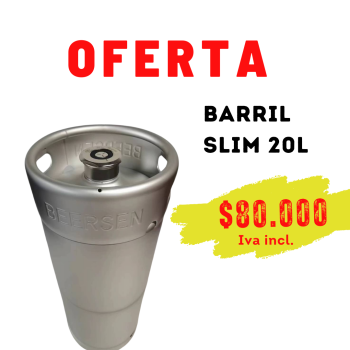 Barriles Slim 20L tipo G – Pack 5 unidades